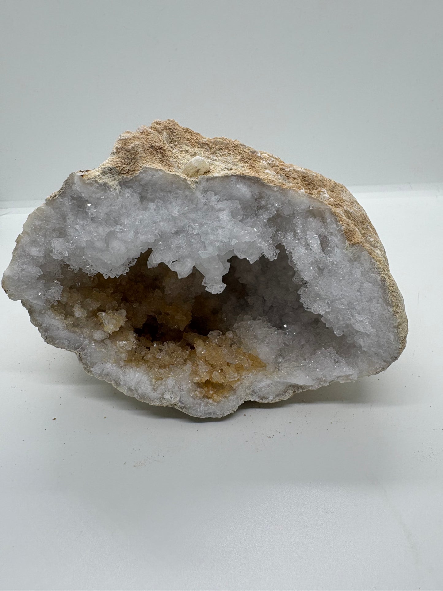 GEODE QUARTZ BLANC