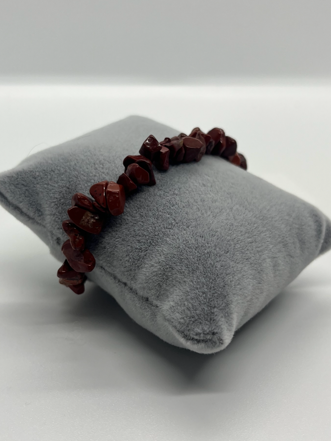 Bracelet Baroque Jaspe rouge