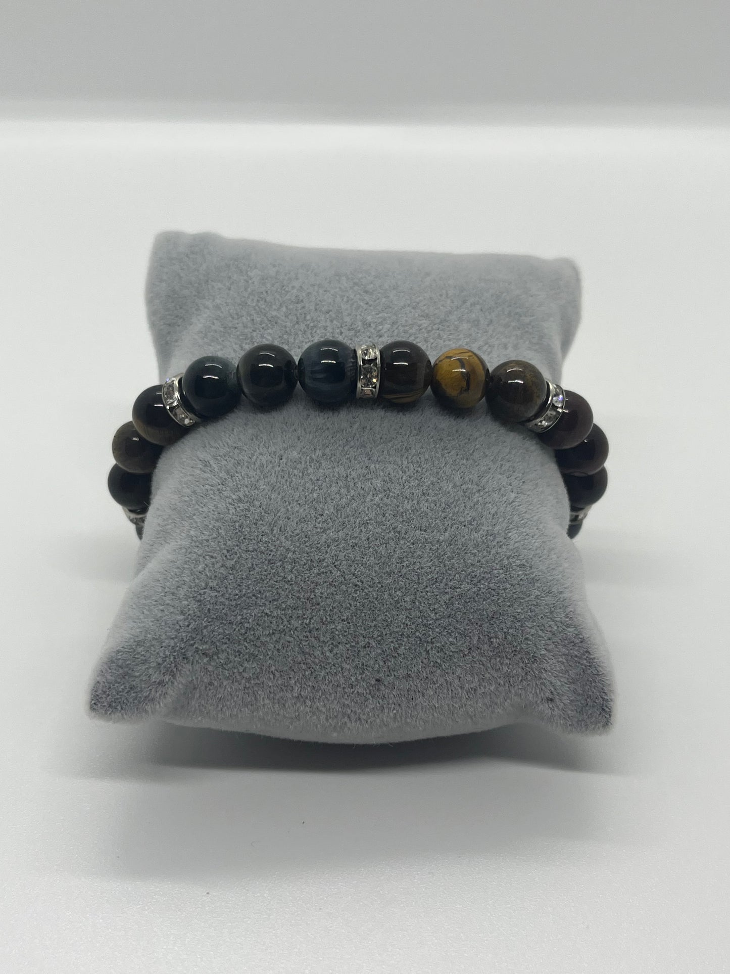 Bracelet 3 yeux oeil de tigre