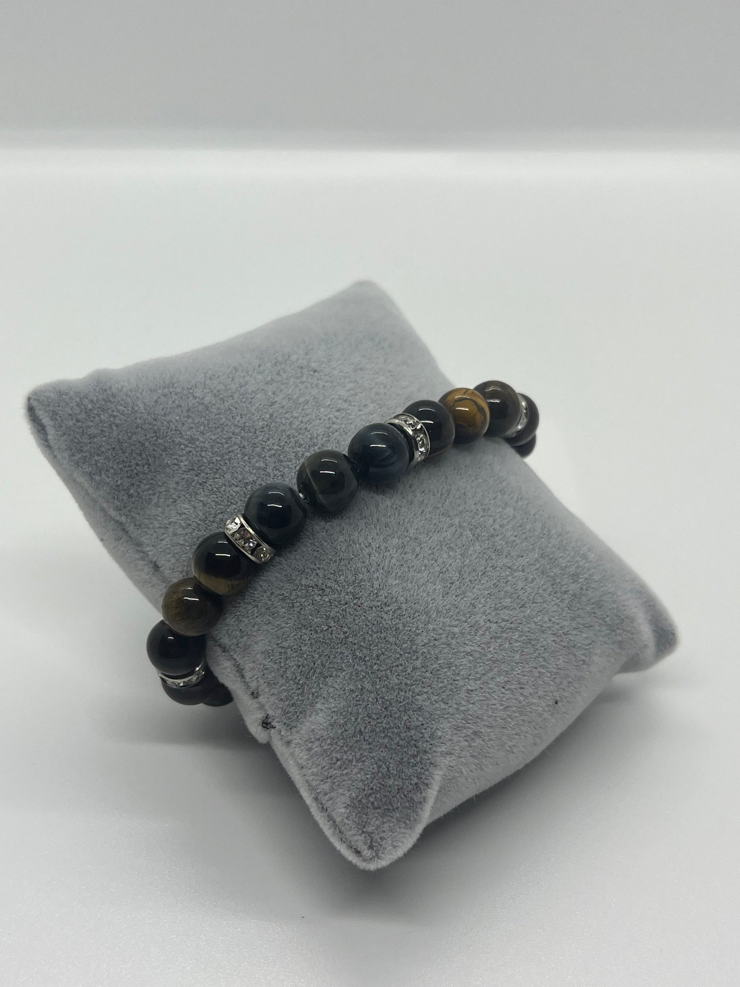 Bracelet 3 yeux oeil de tigre