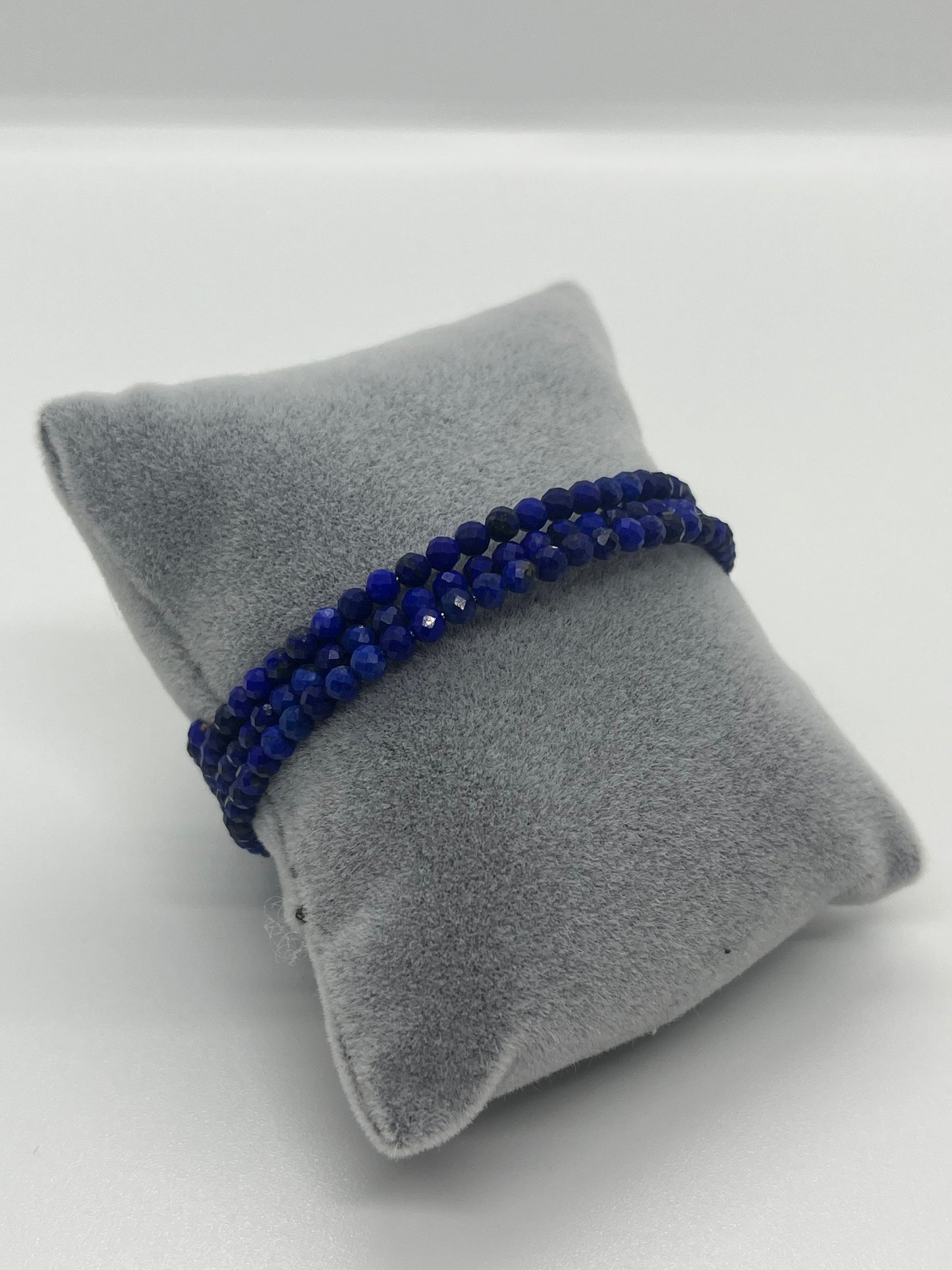Bracelet 3 tours Lapis lazuli