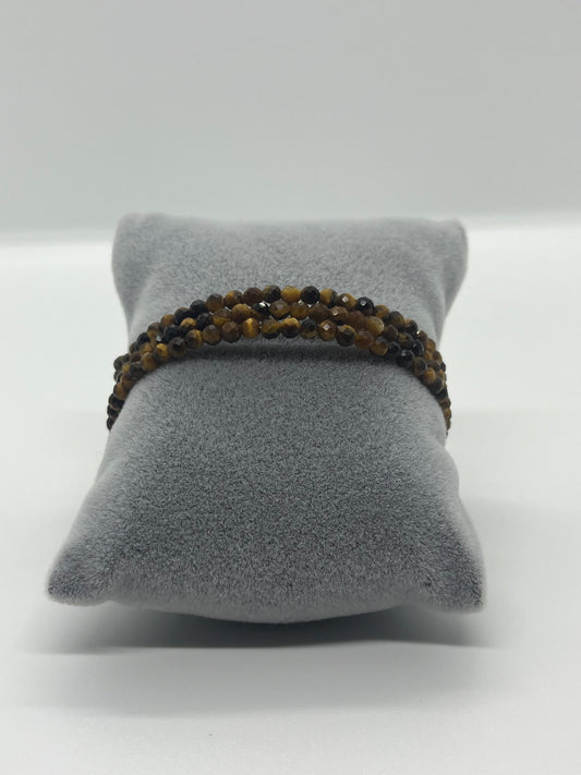 Bracelet 3tours Oeil de tigre
