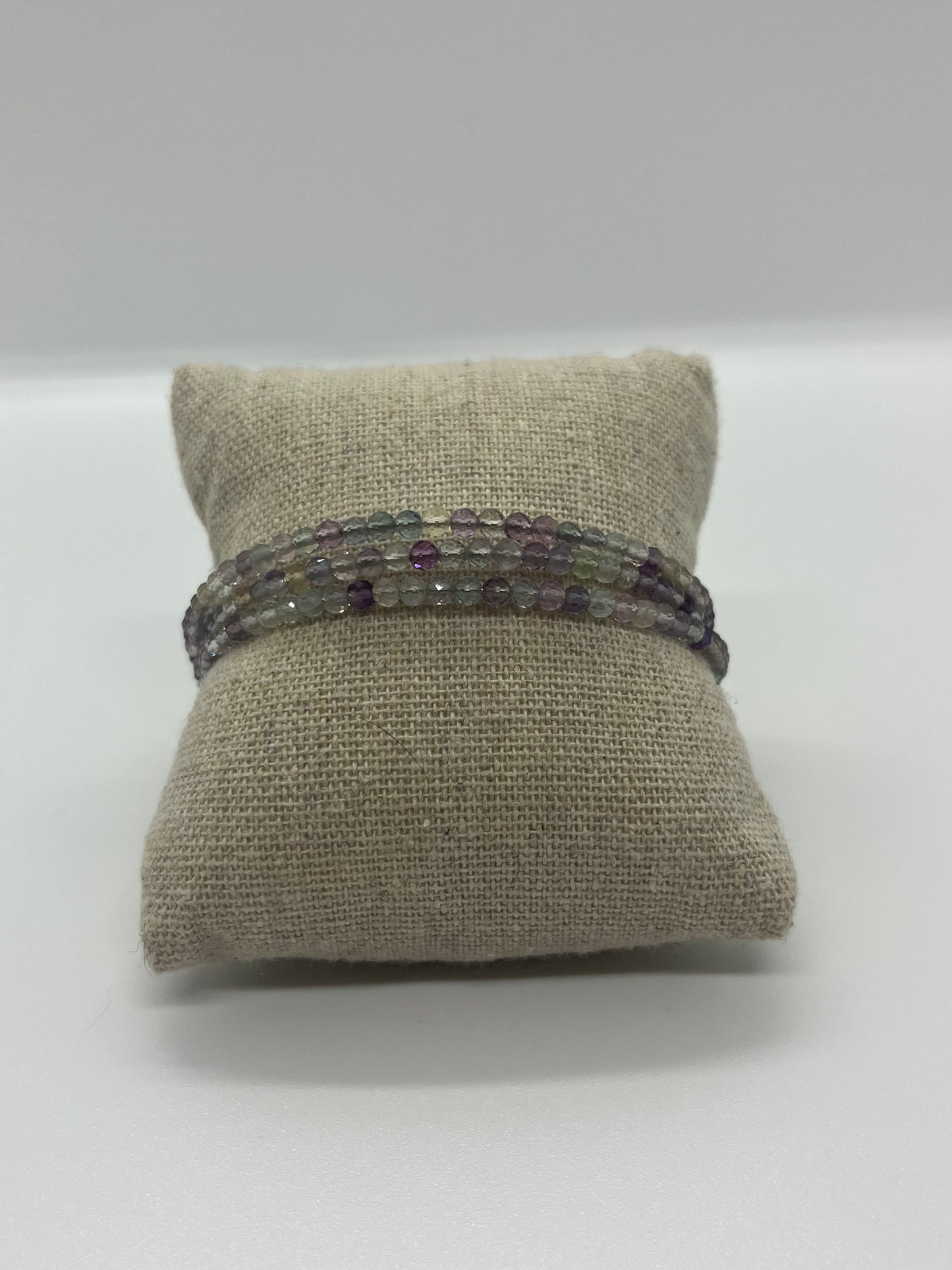 Bracelet 3 tours fluorine multiple