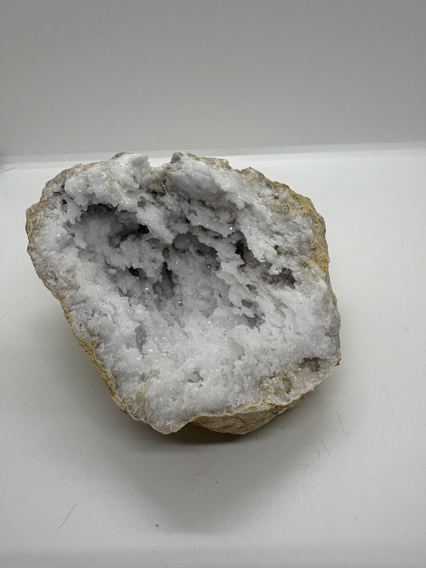 GEODE QUARTZ BLANC