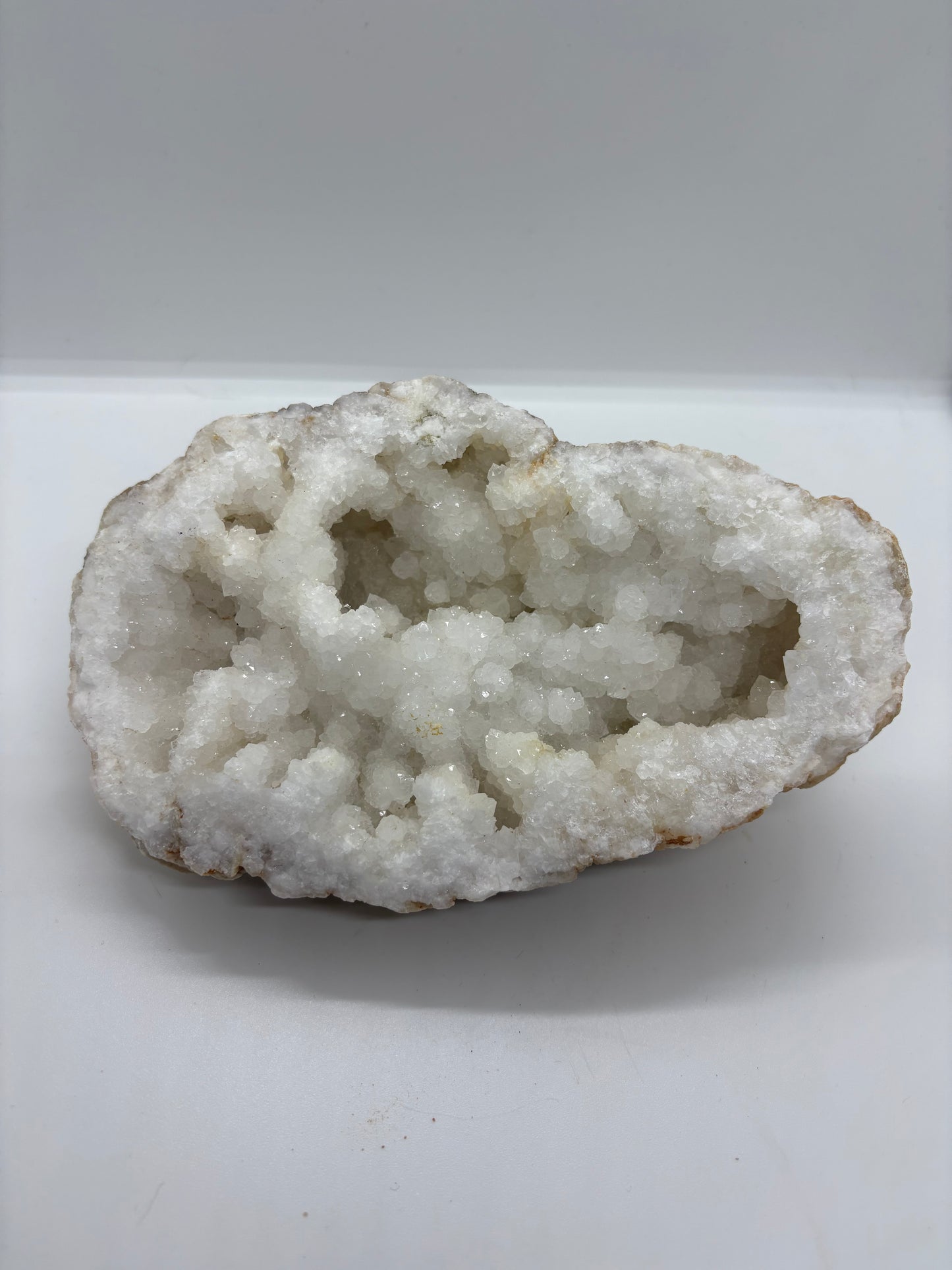 GEODE QUARTZ BLANC