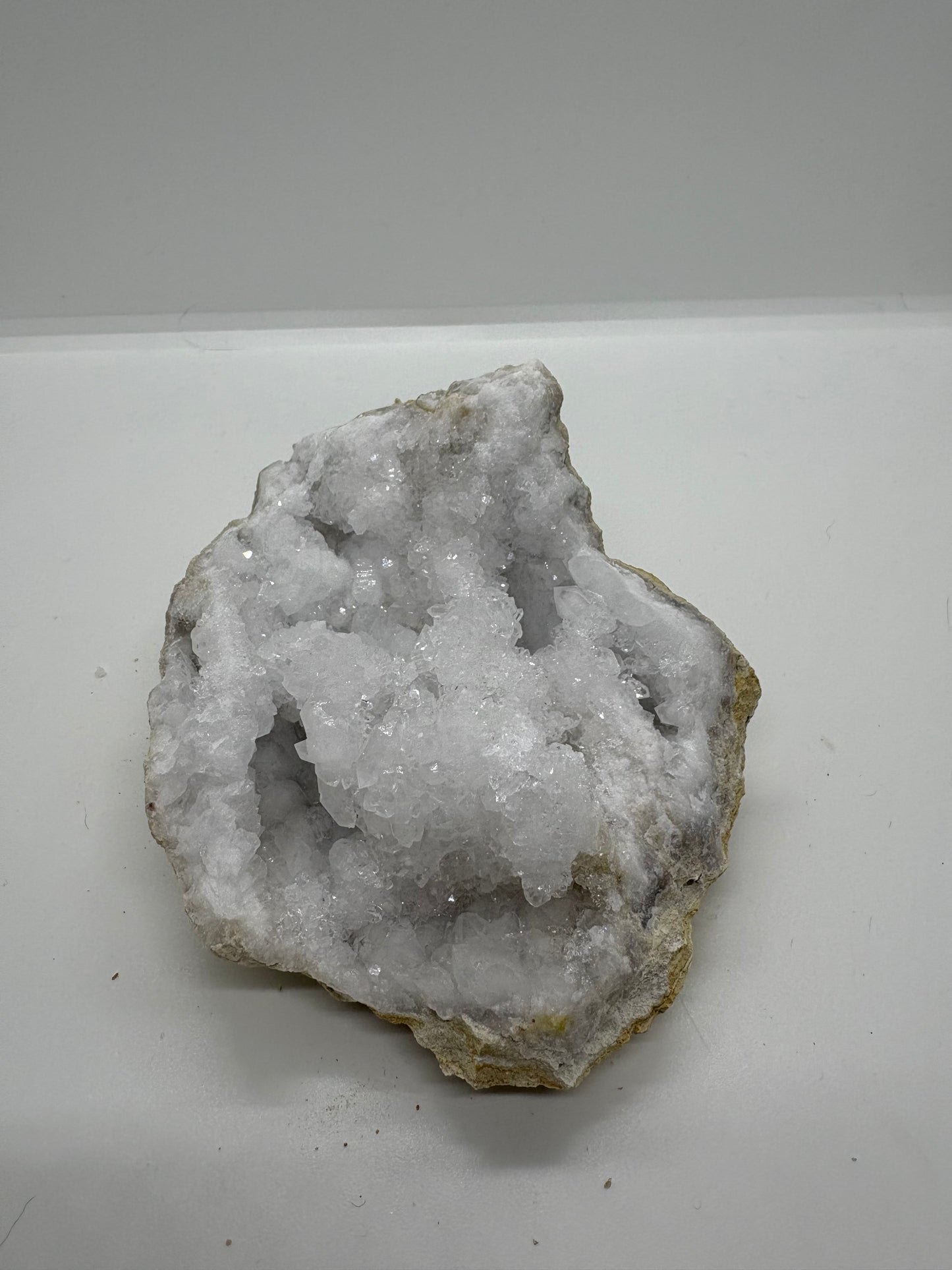 GEODE QUARTZ BLANC