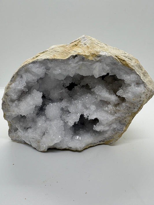 GEODE QUARTZ BLANC