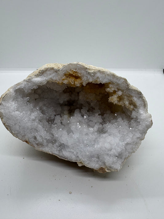 GEODE QUARTZ BLANC