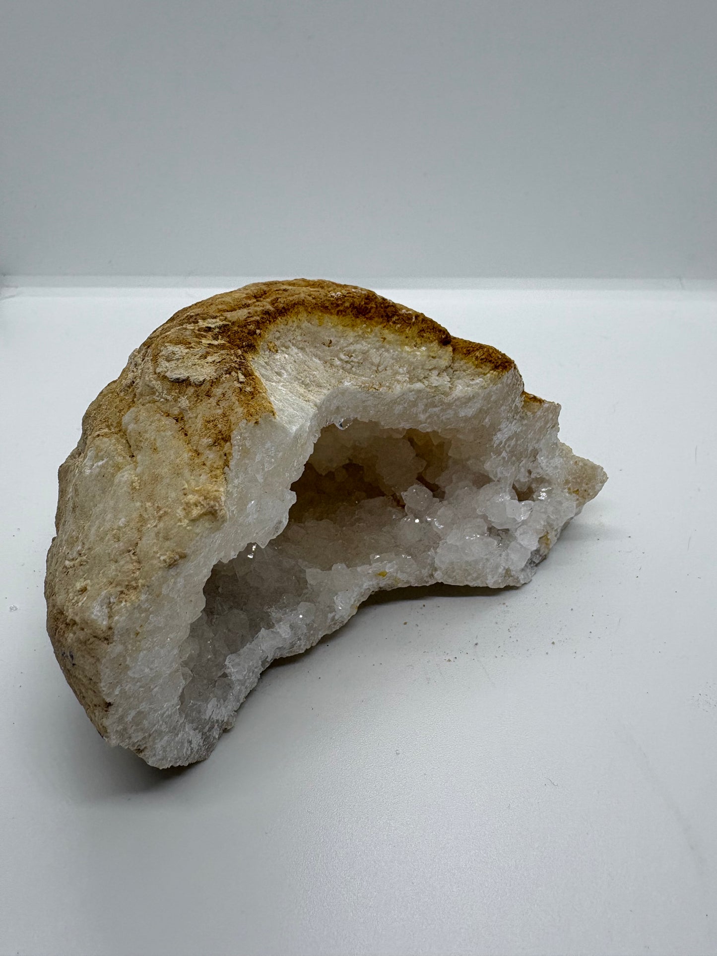 GEODE QUARTZ BLANC