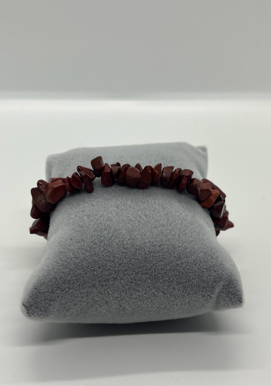 Bracelet Baroque Jaspe rouge