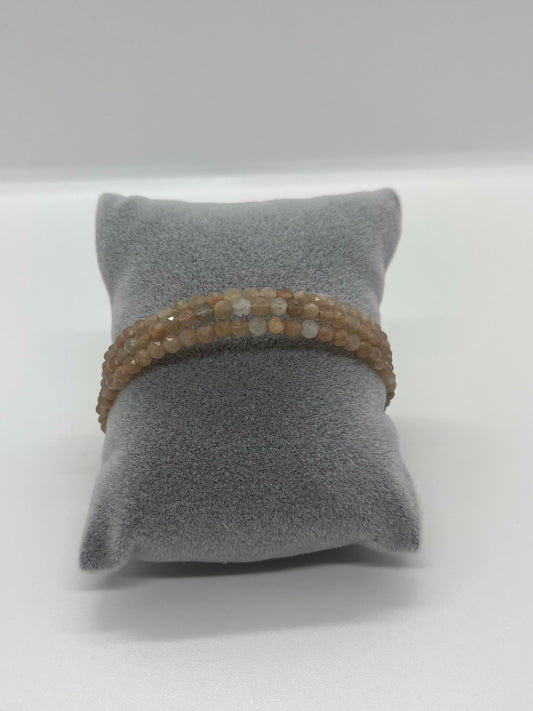 Bracelet 3 tours Pierre de soleil